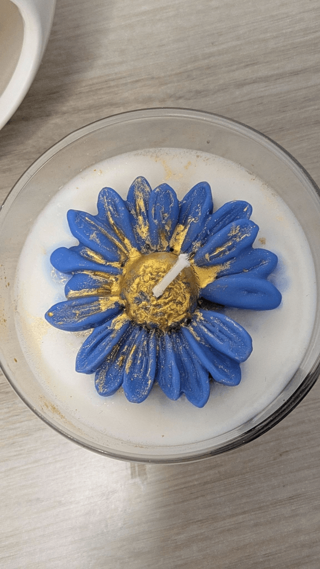 Bougie en verre Gravée pour la fête des parents